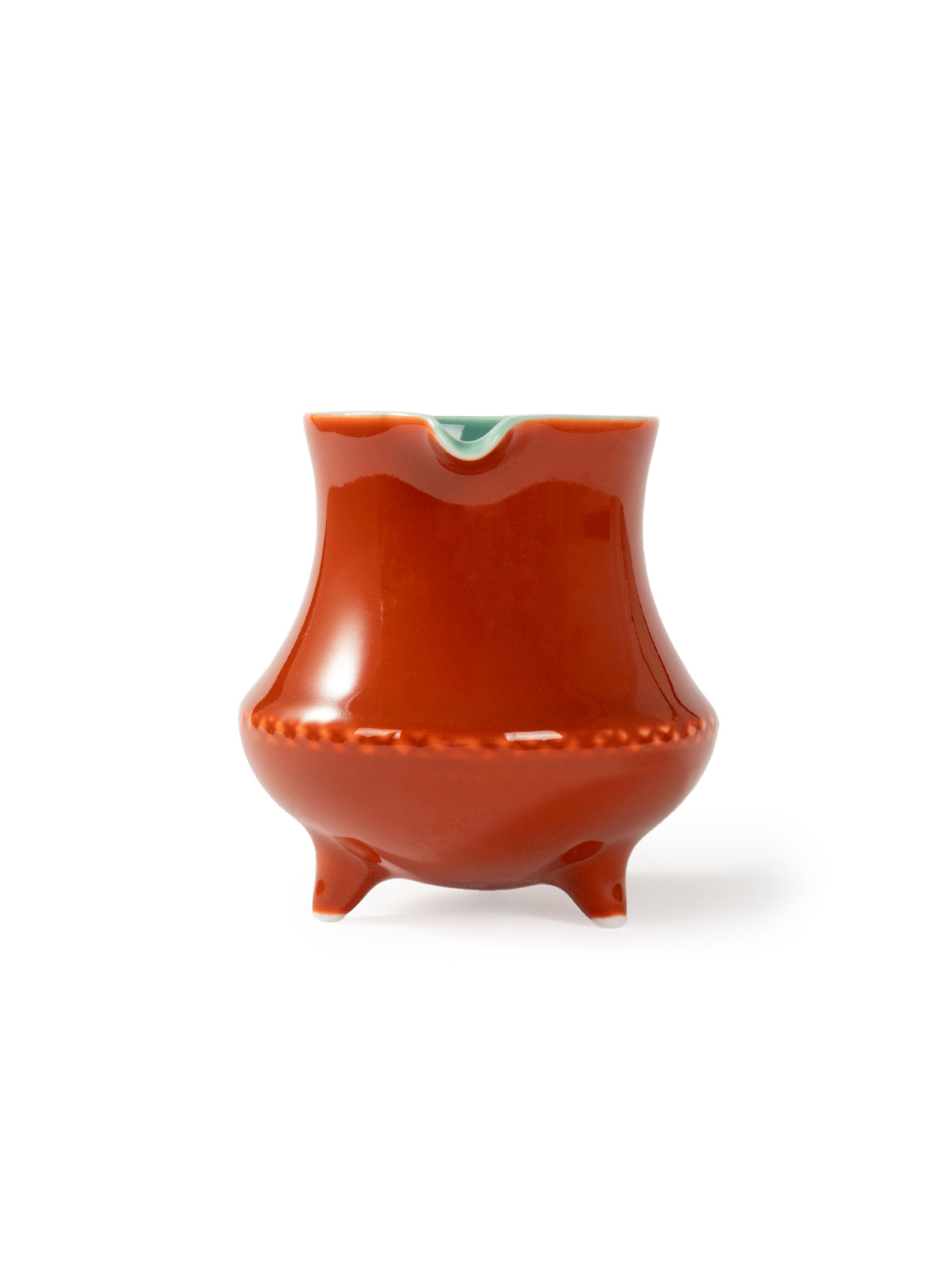CRAFILAB | Brick Red & Turquoise Three&Legged Sharing Cup