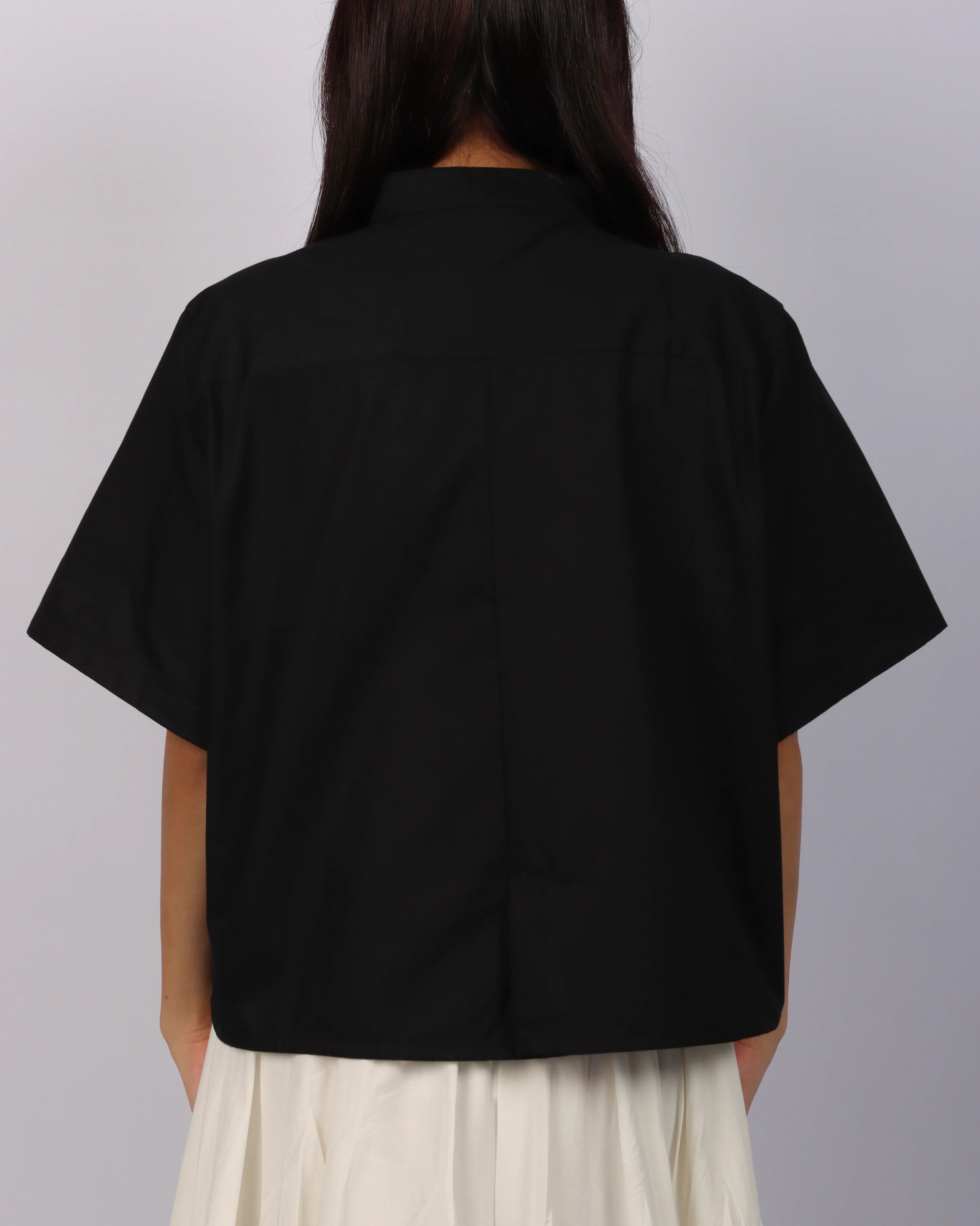 RAFFLES PRIVATO | MAL Mandarin Collar Boxy Shirt