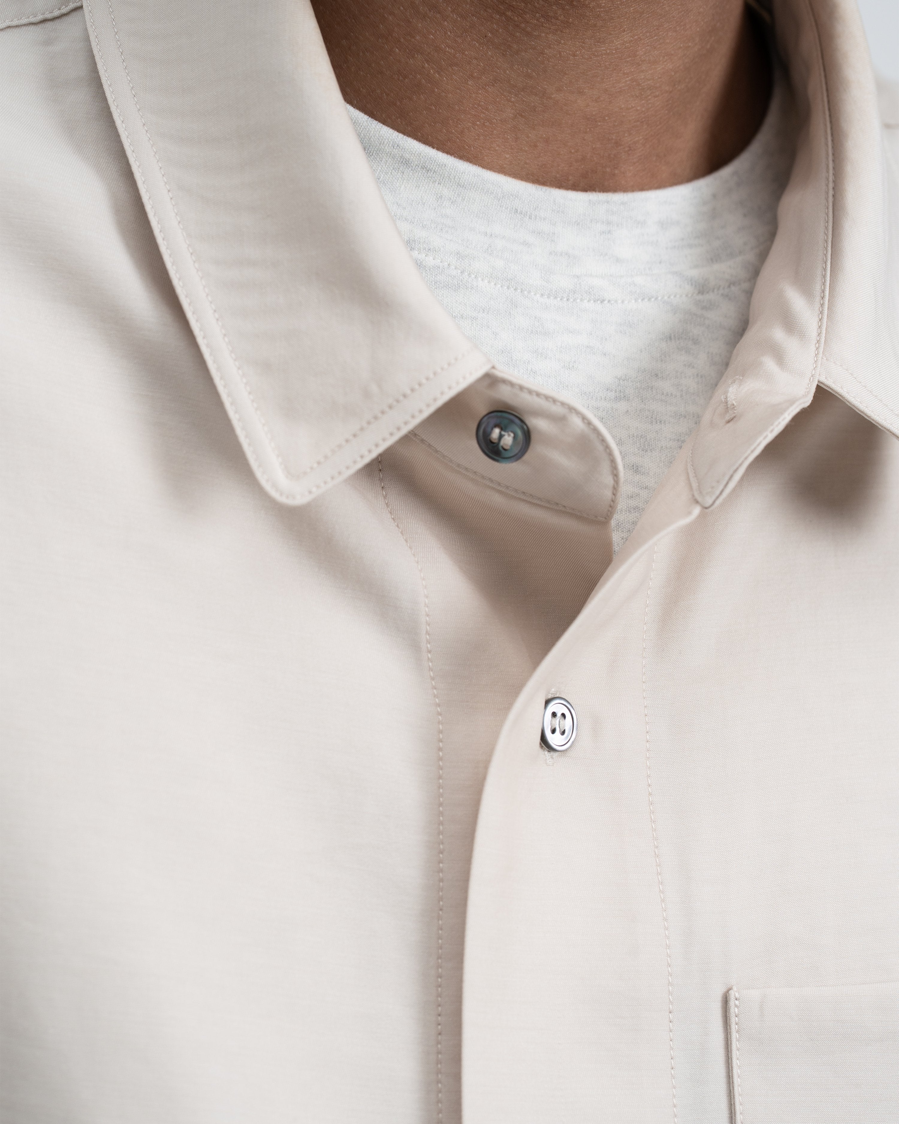 GRAYE | Drawstring Shirt | Blush