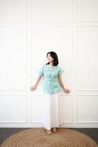 ANS.EIN | CHINESE FLORAL Magic Top