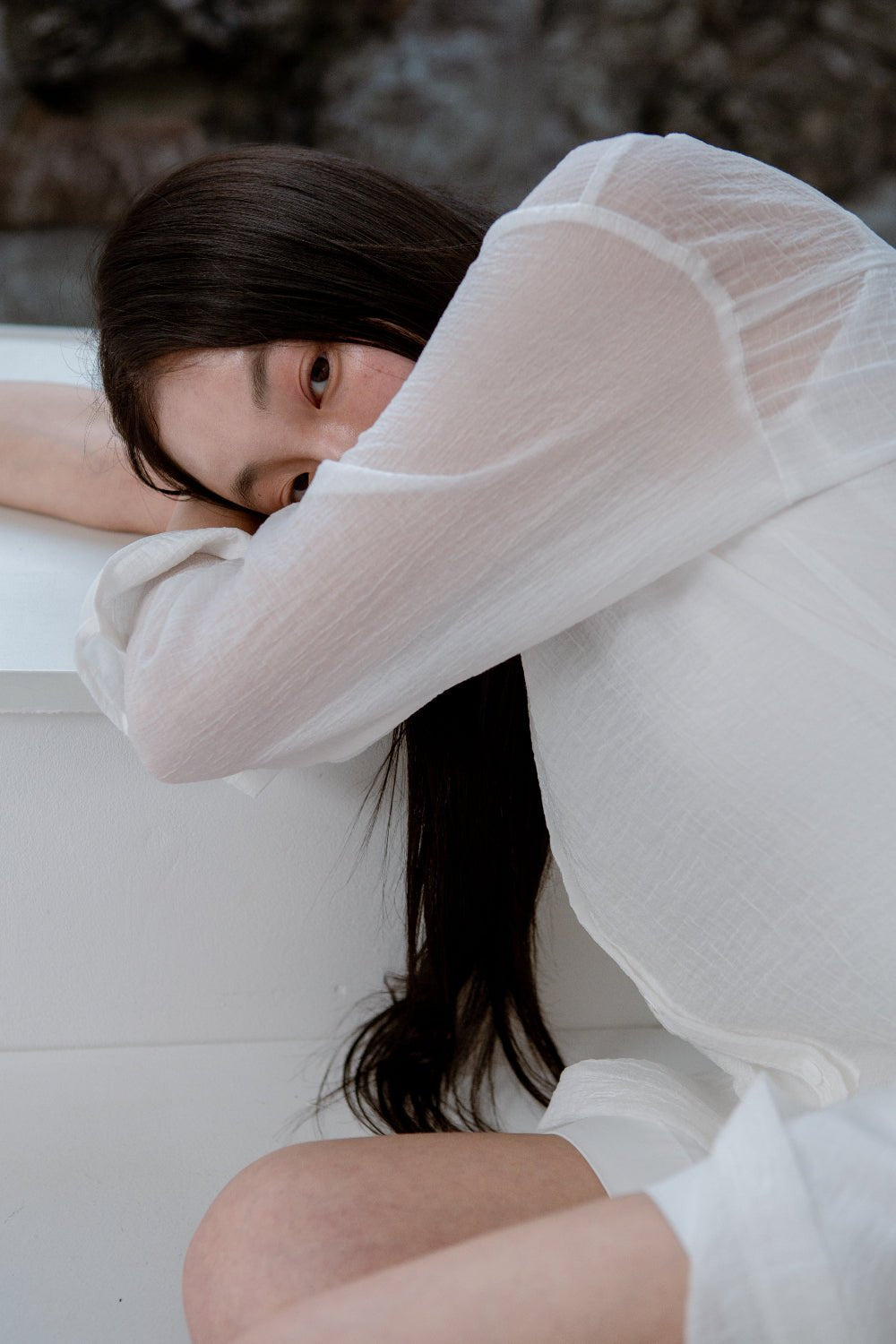 SAERO COLLECTIVE | Oreum Shirt V. 1 [Long Ver.] White