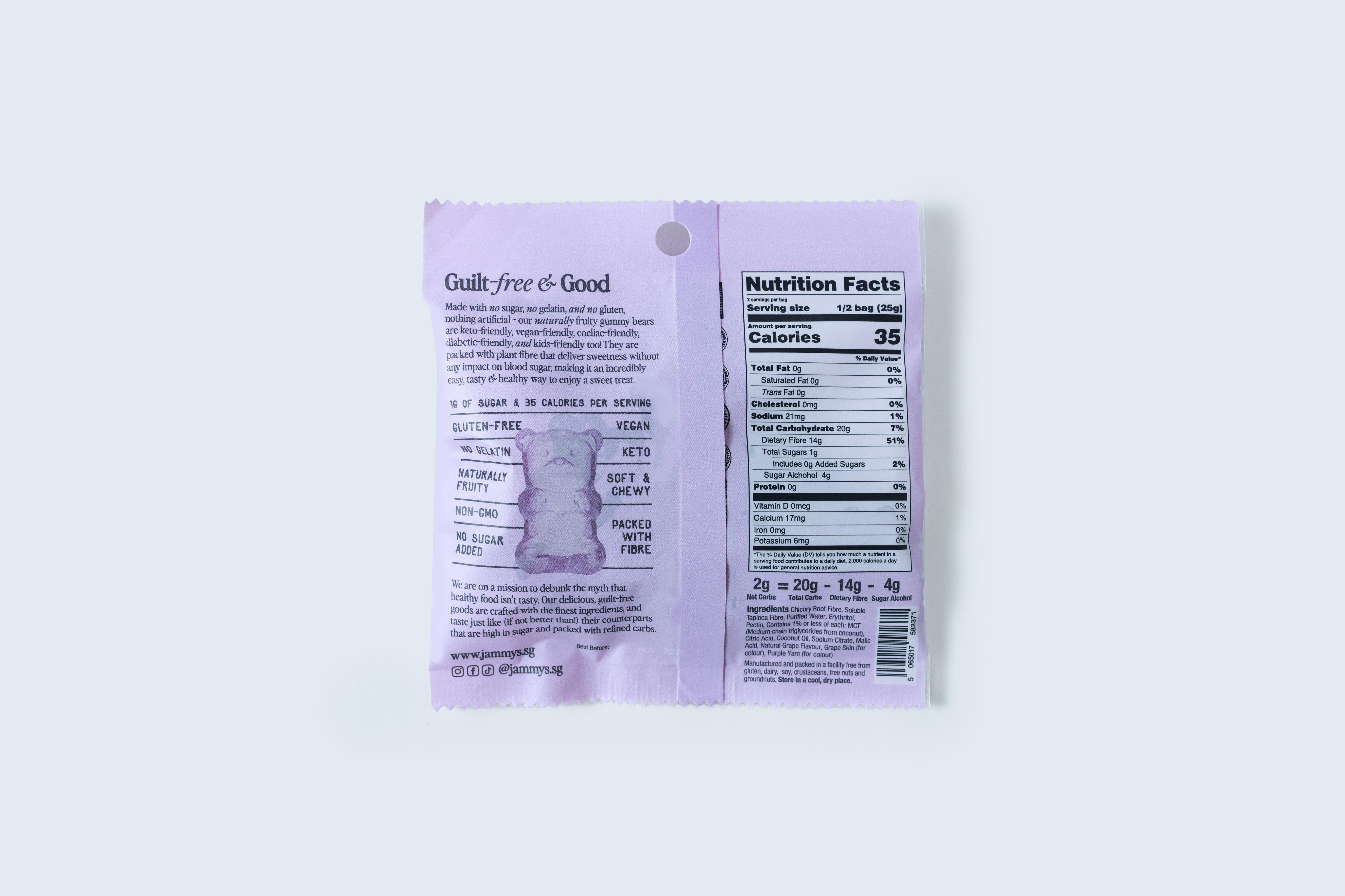 JAMMY’S | Sour Grape Gummy Bears