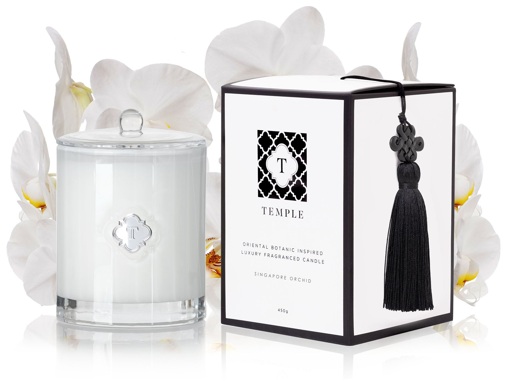 TEMPLE CANDLES | Luxury Fragranced Candle - Singapore Orchid