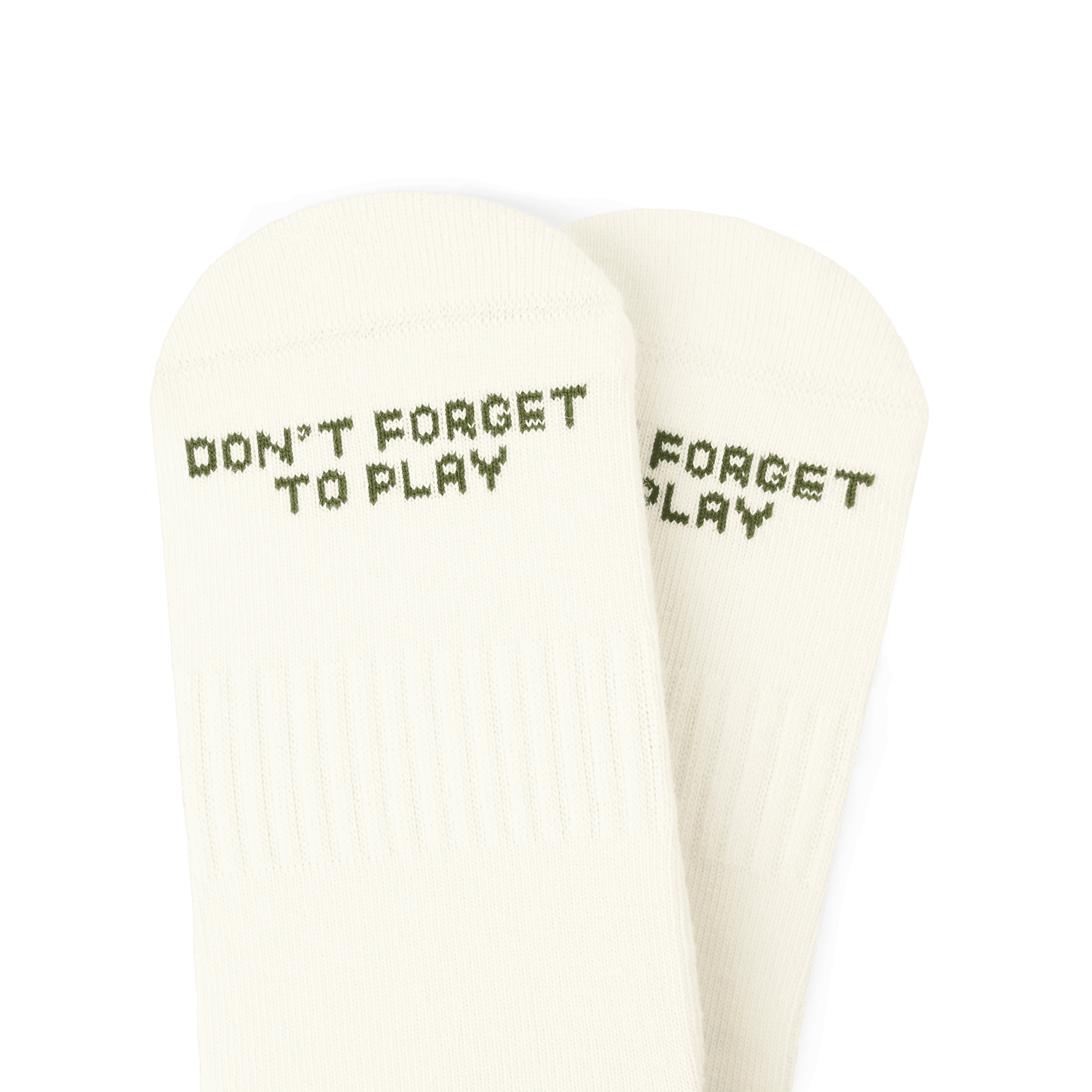 TALKING TOES | Playful Fox Athletic Sock | Cream