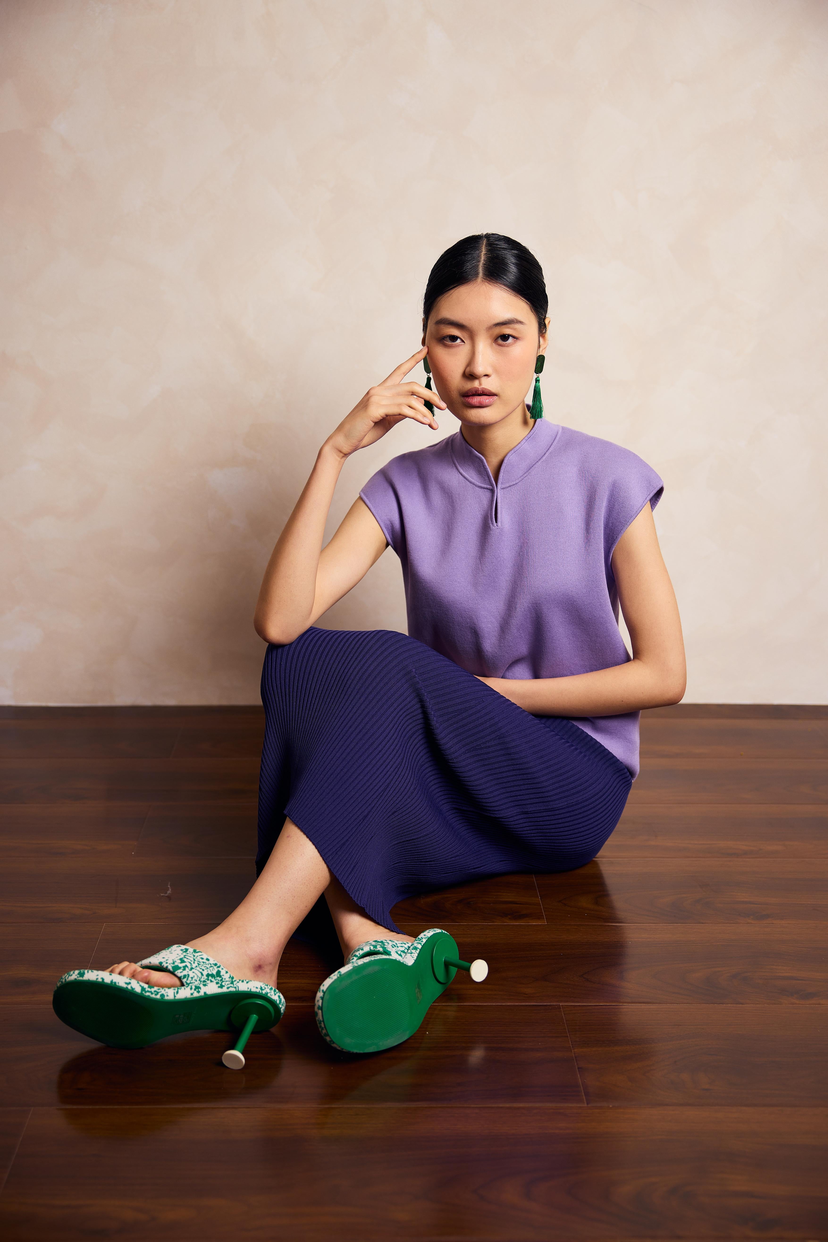 GIN LEE STUDIO | Kyla Top | Purple