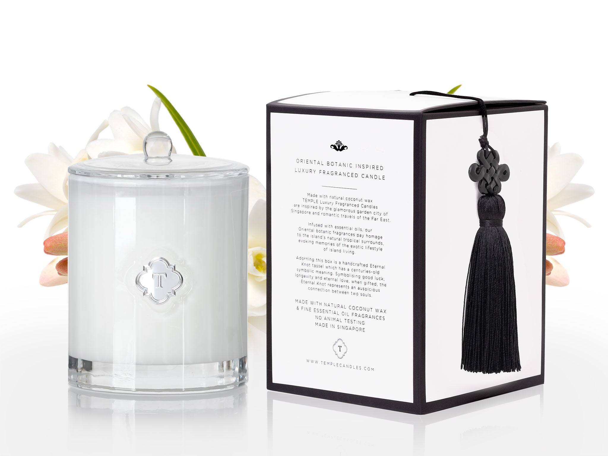 TEMPLE CANDLES | Luxury Fragranced Candle - Tuberose