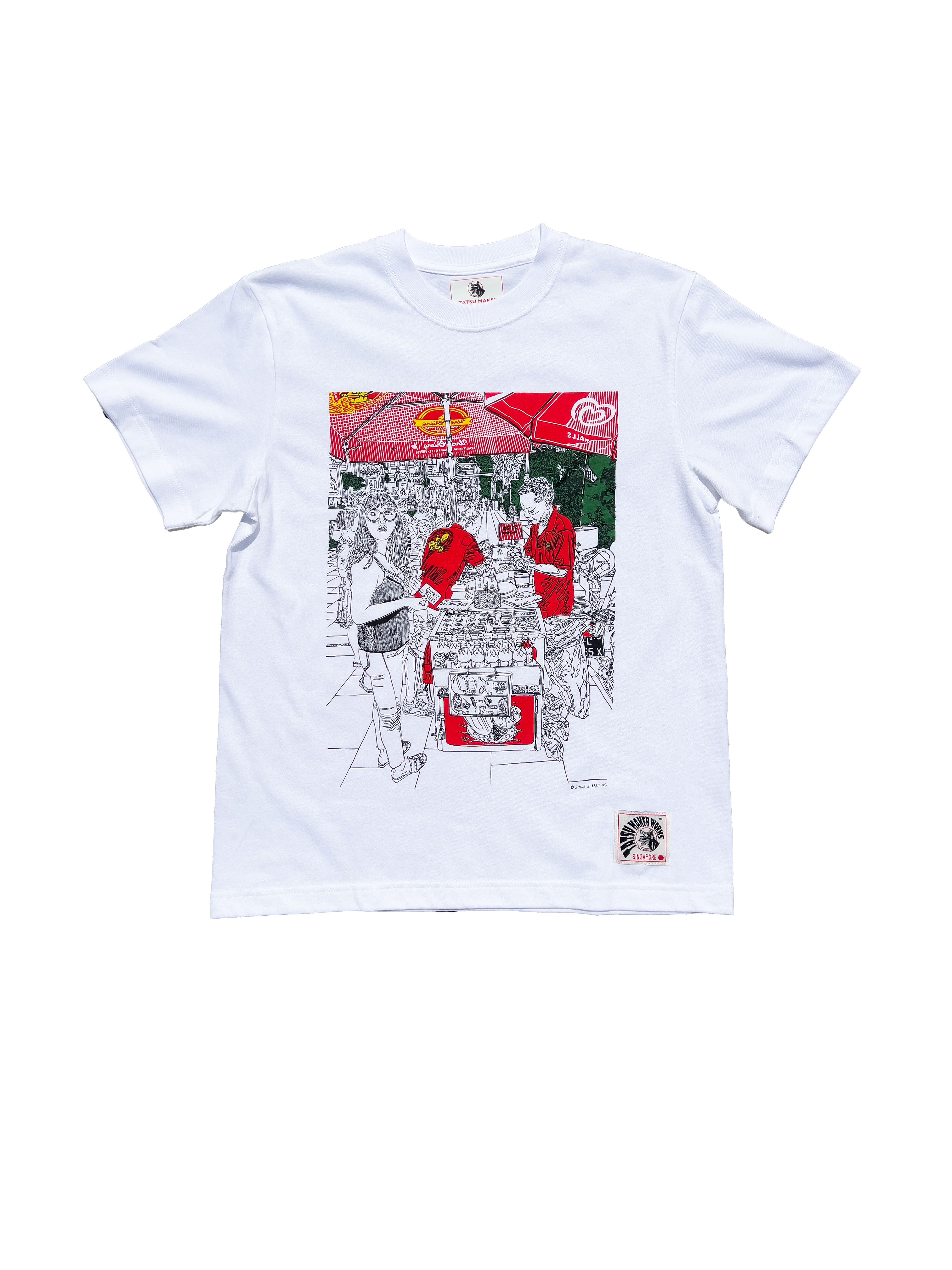 TATSU MAKER WORKS | Uncle Chieng Traditional & Wafer Ice-Crème T-Shirt