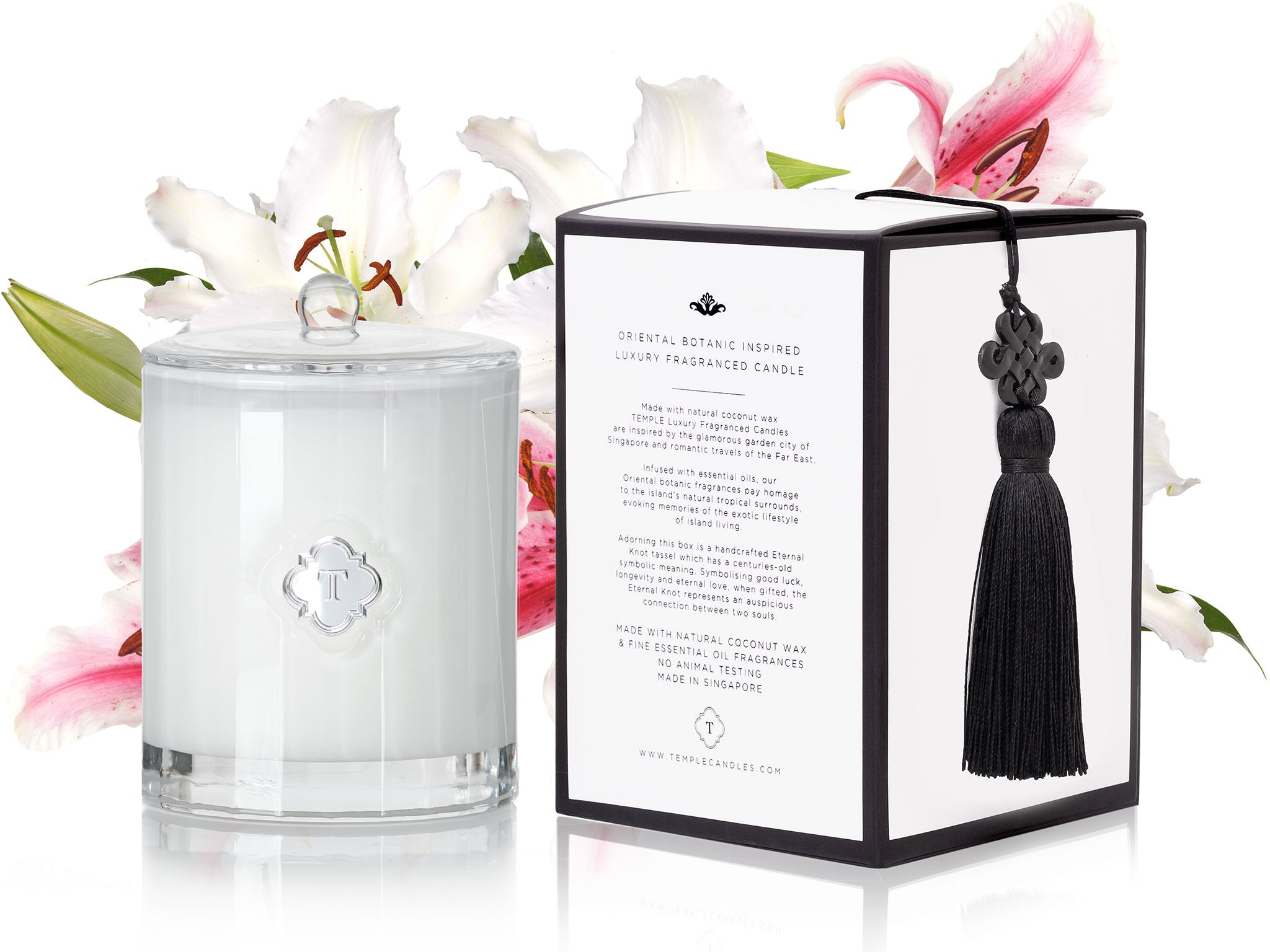 TEMPLE CANDLES | Luxury Fragranced Candle - Oriental Lily