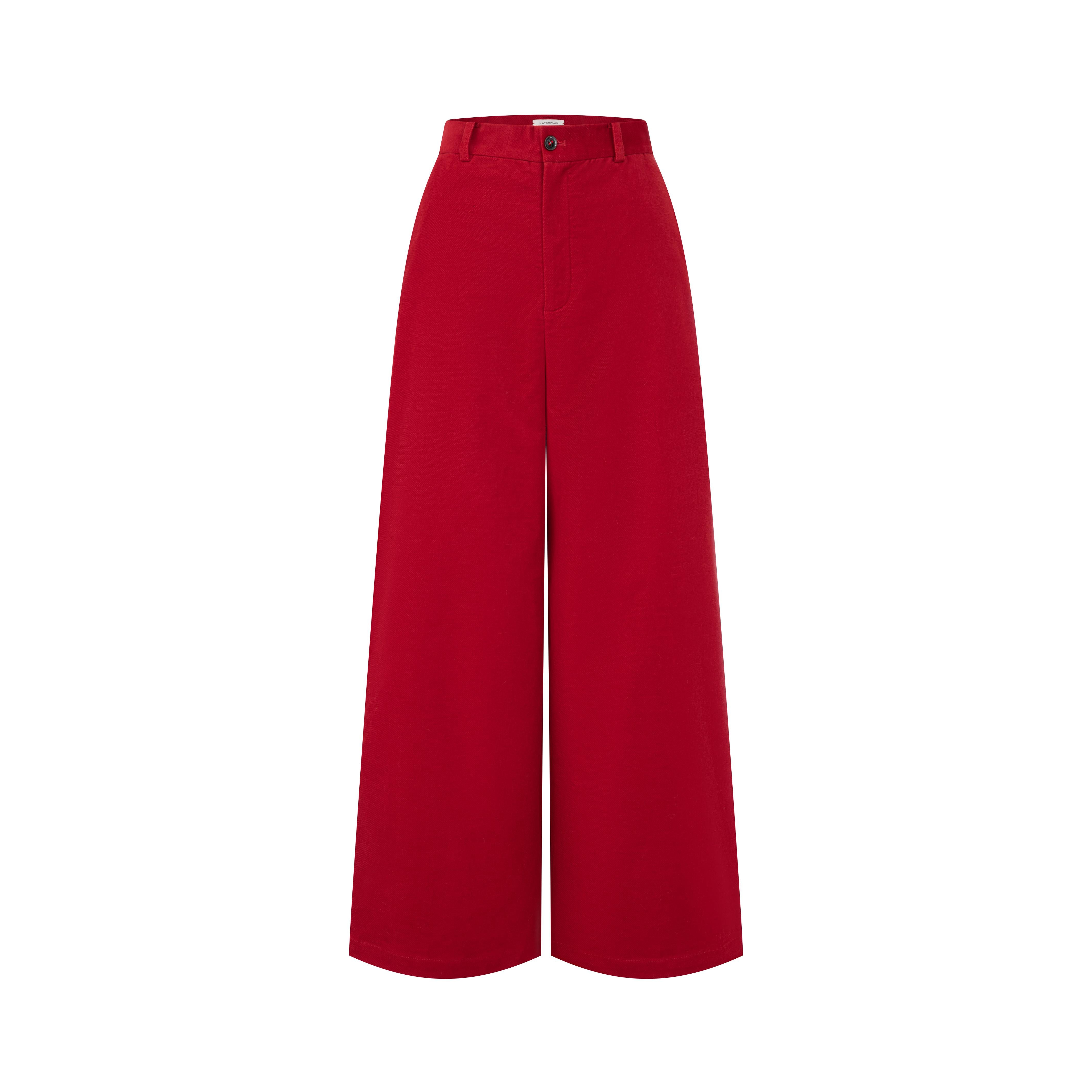 LAYERPLAN | Iska High-Waisted Flared Trouser