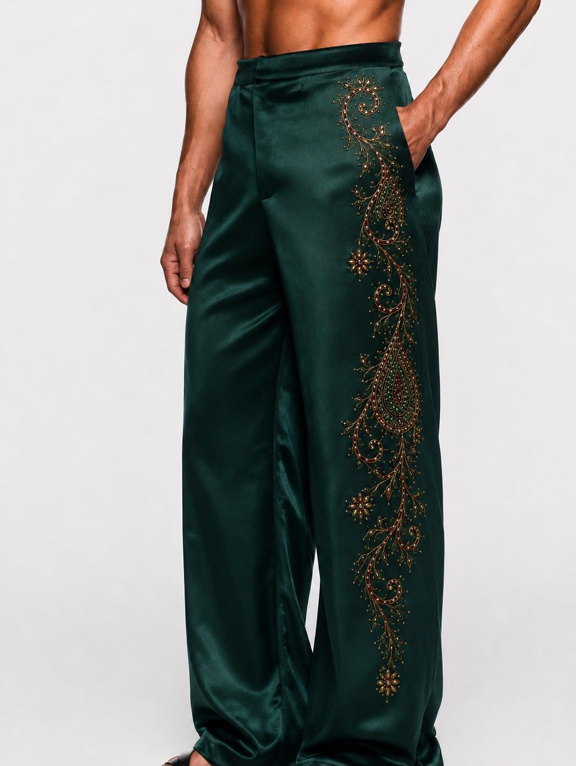 RAJA RANI | SCINTILLA Emerald Pants