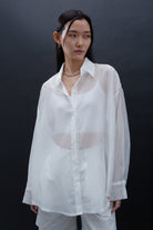 SAERO COLLECTIVE | Malgeun Tencel Shirt White