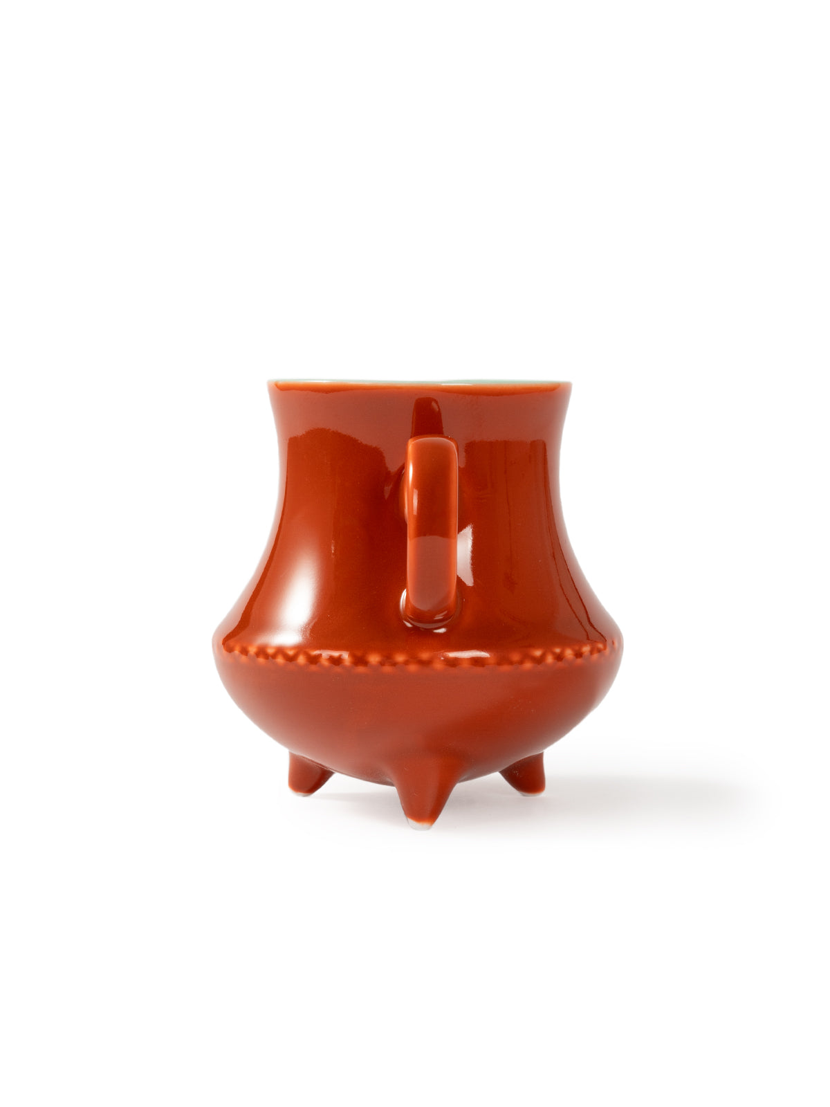 CRAFILAB | Brick Red & Turquoise Three&Legged Sharing Cup
