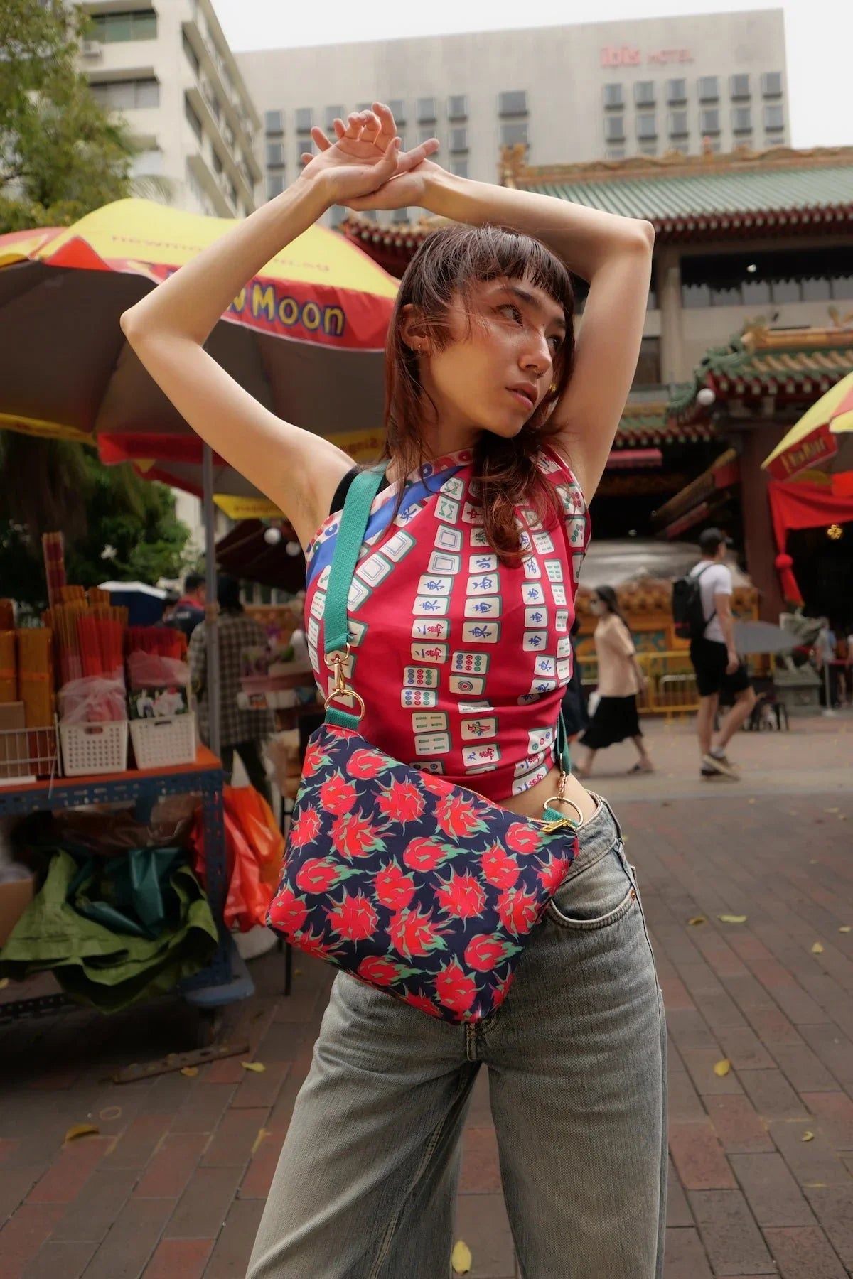 BINARY STYLE | Aunty's Winning Hands Premium Silk Scarf