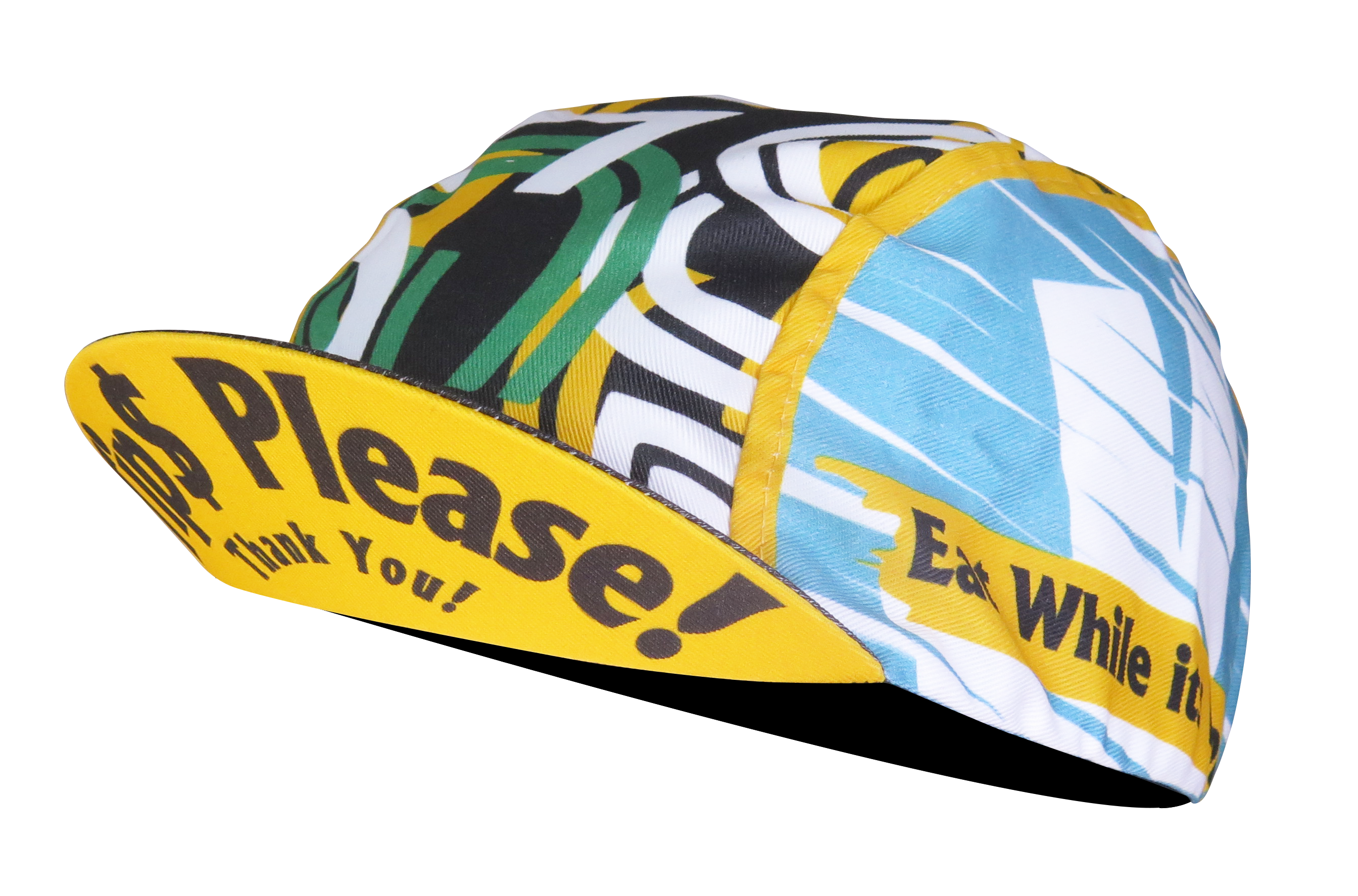 A DESIGN BY TAKACHYA | Cycling Cap - I Am Fast Food Rider (Color)