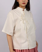 RAFFLES PRIVATO | MAL Mandarin Collar Boxy Shirt