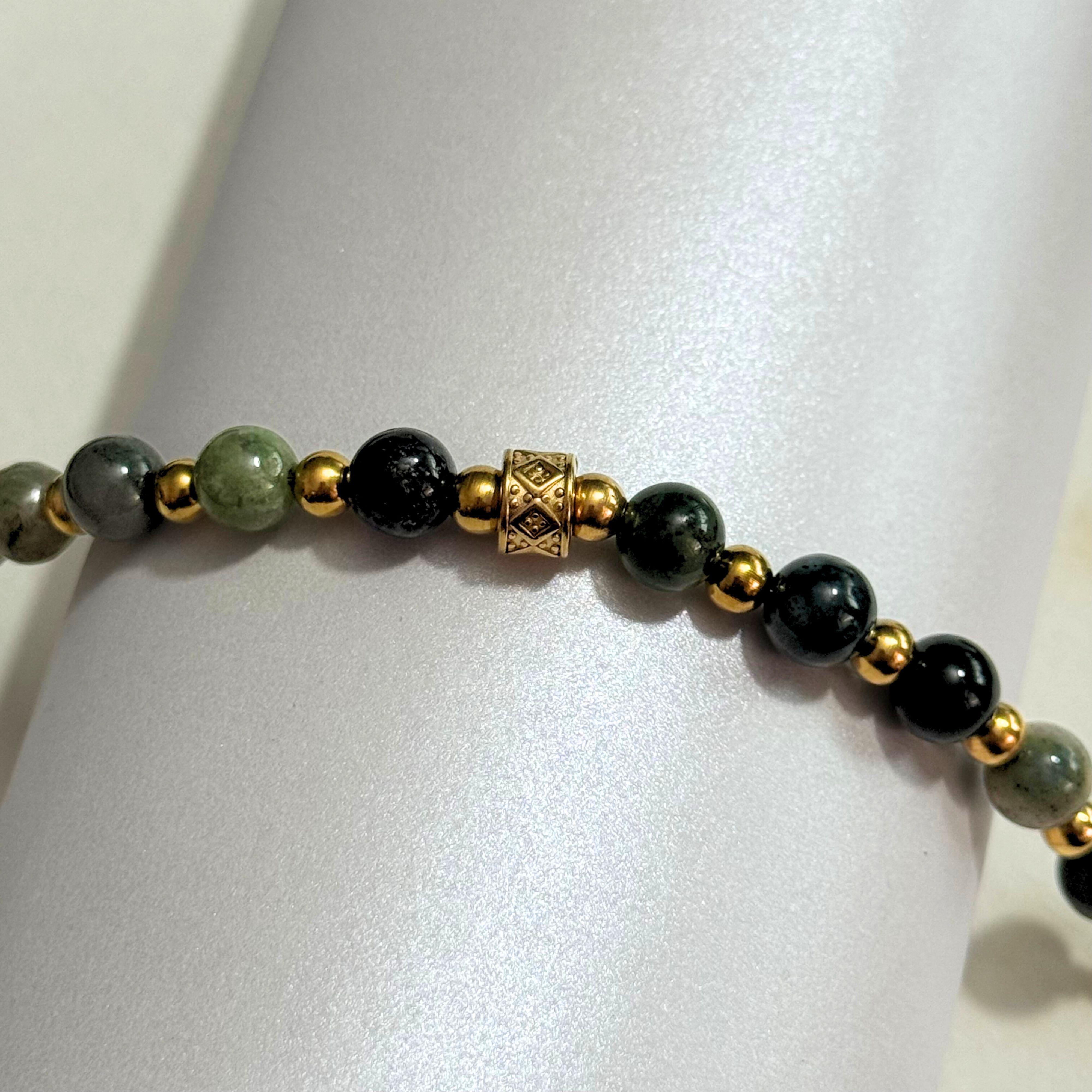 THE ANTECEDENT STORE | B - Vela Green Agate Bracelet