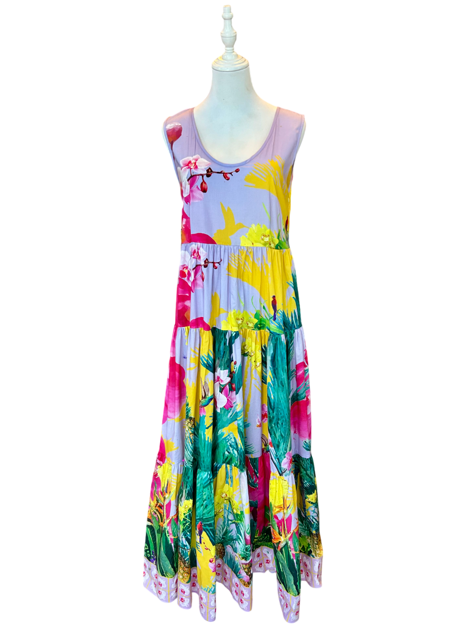 TRIOLOGIE | Phalaenopsis Tropical Maxi Dress