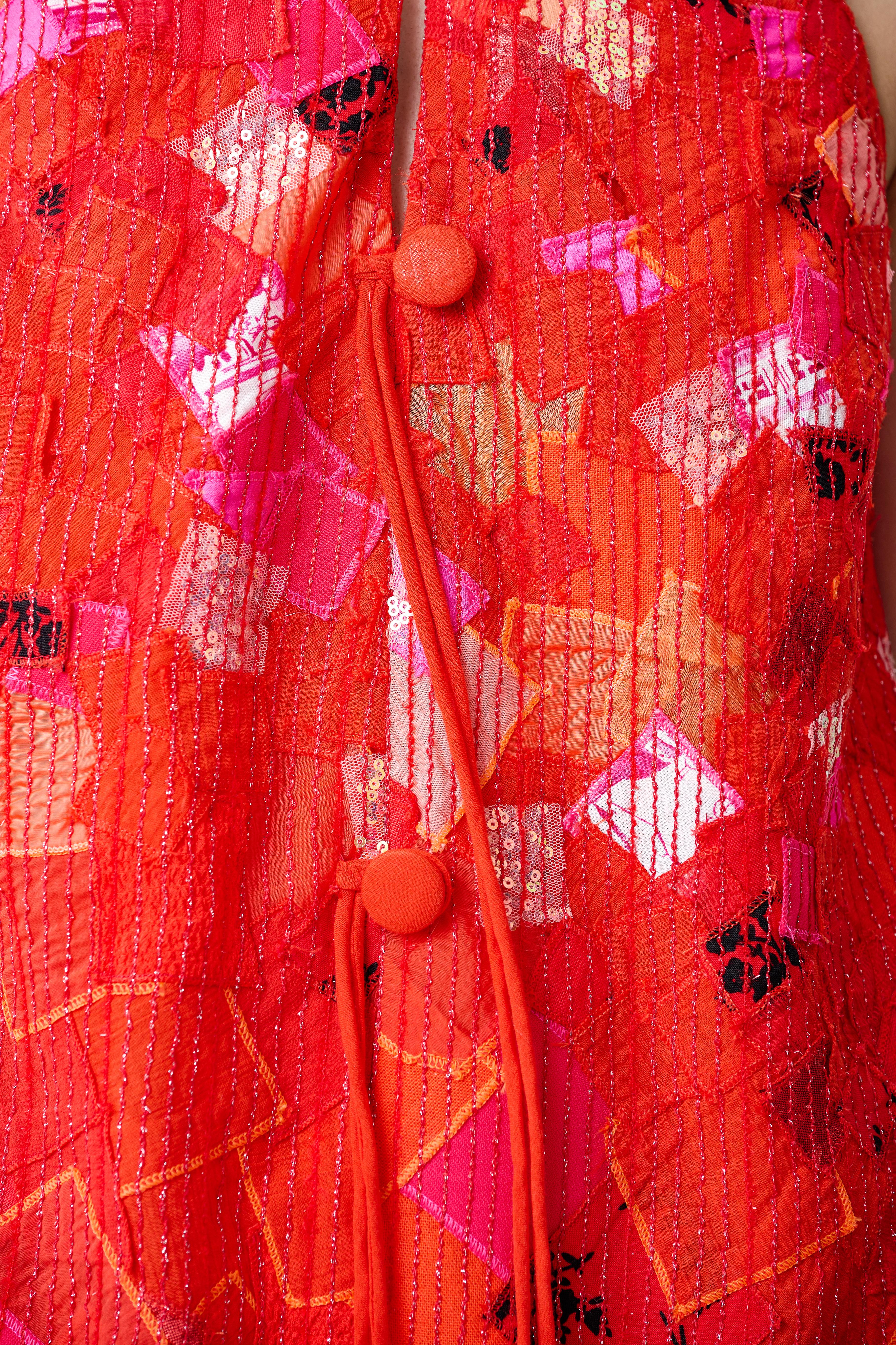 KHAAR | Firecracker Halter Dress