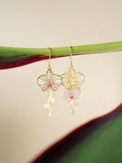 EMBRACE JEWELLERY | White Orchid Earrings