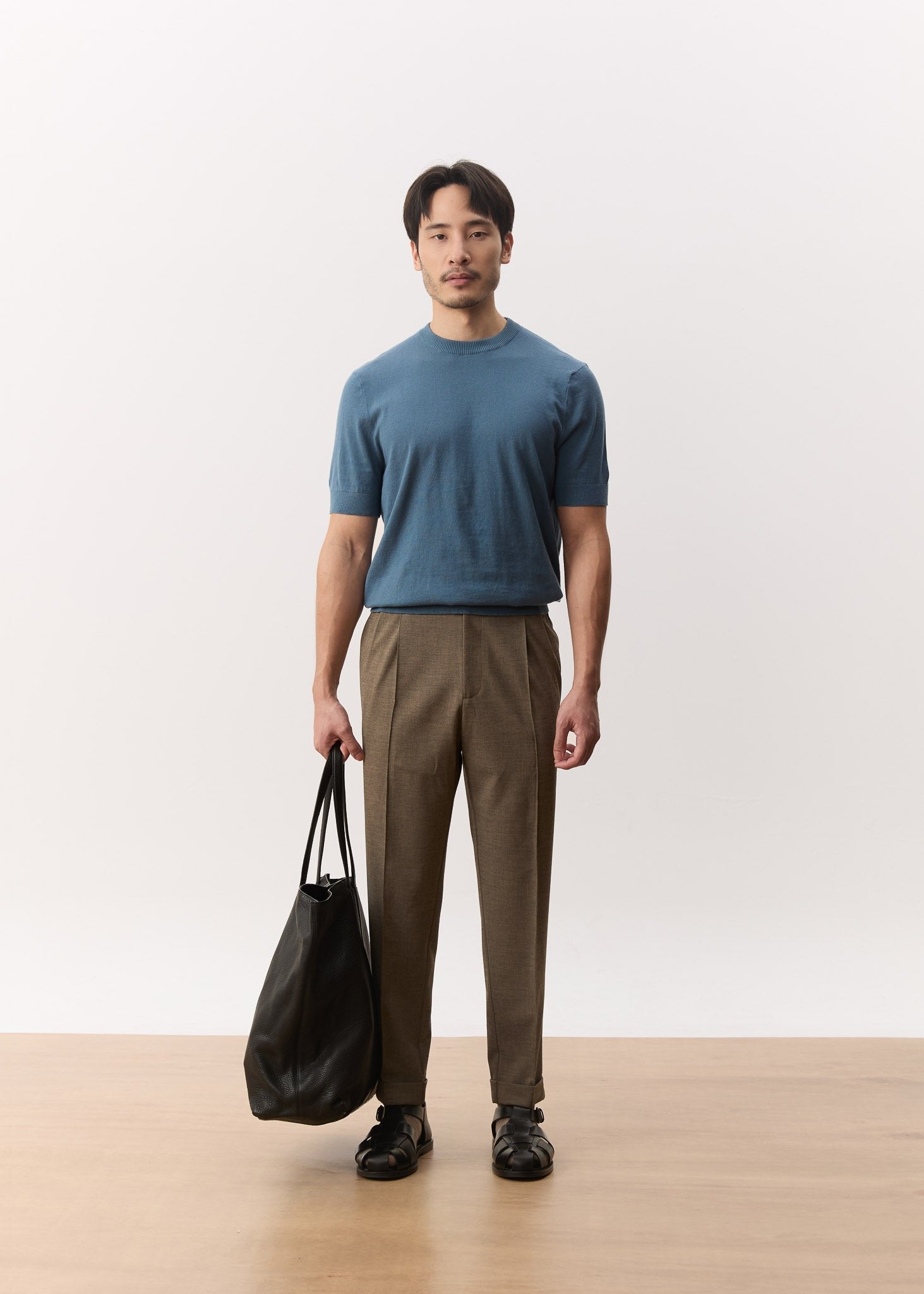 HOUSE OF HOUSE OF ANON PTE. LTD | Otto Mock Neck Knit Top - 100% Cotton