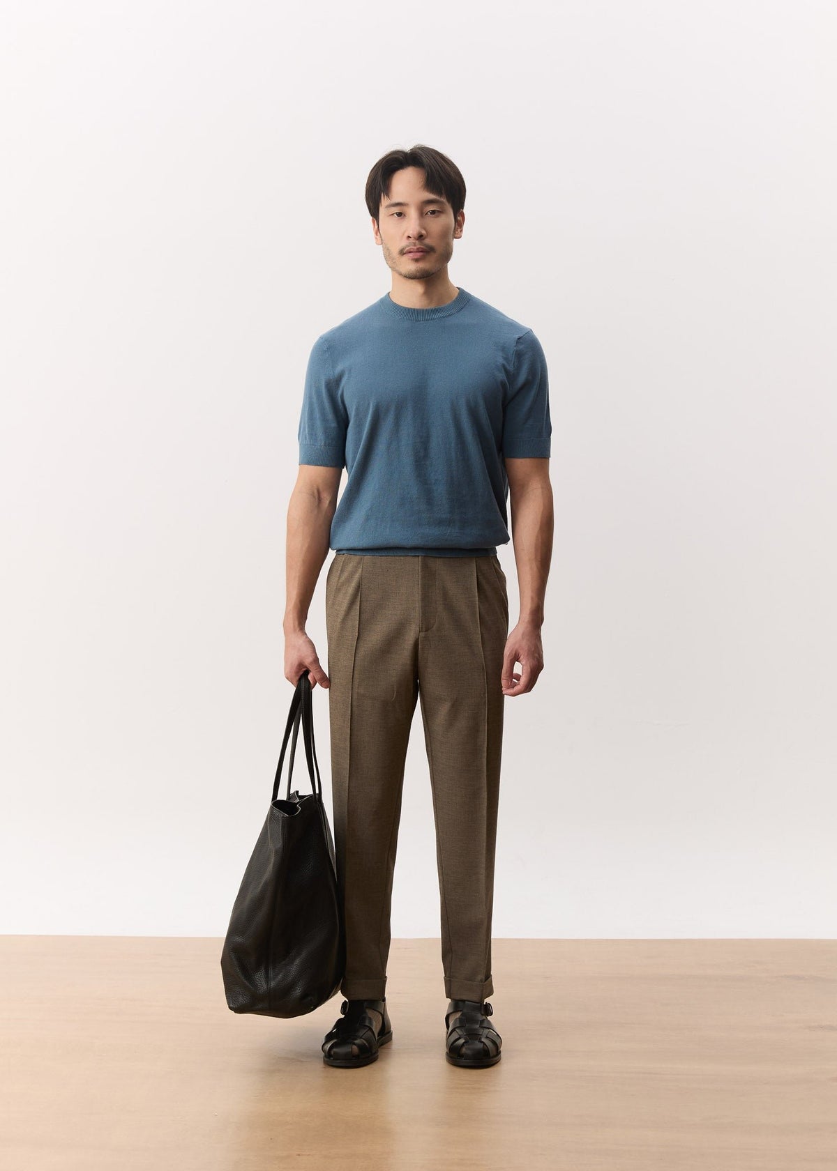 HOUSE OF HOUSE OF ANON PTE. LTD | Otto Mock Neck Knit Top - 100% Cotton