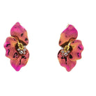 CREATIVE JEWELLERY STUDIO | My Tropical Garden: Artistic Titanium, Sapphire & Topaz "Orchid" Earrings | Tyll Atelier