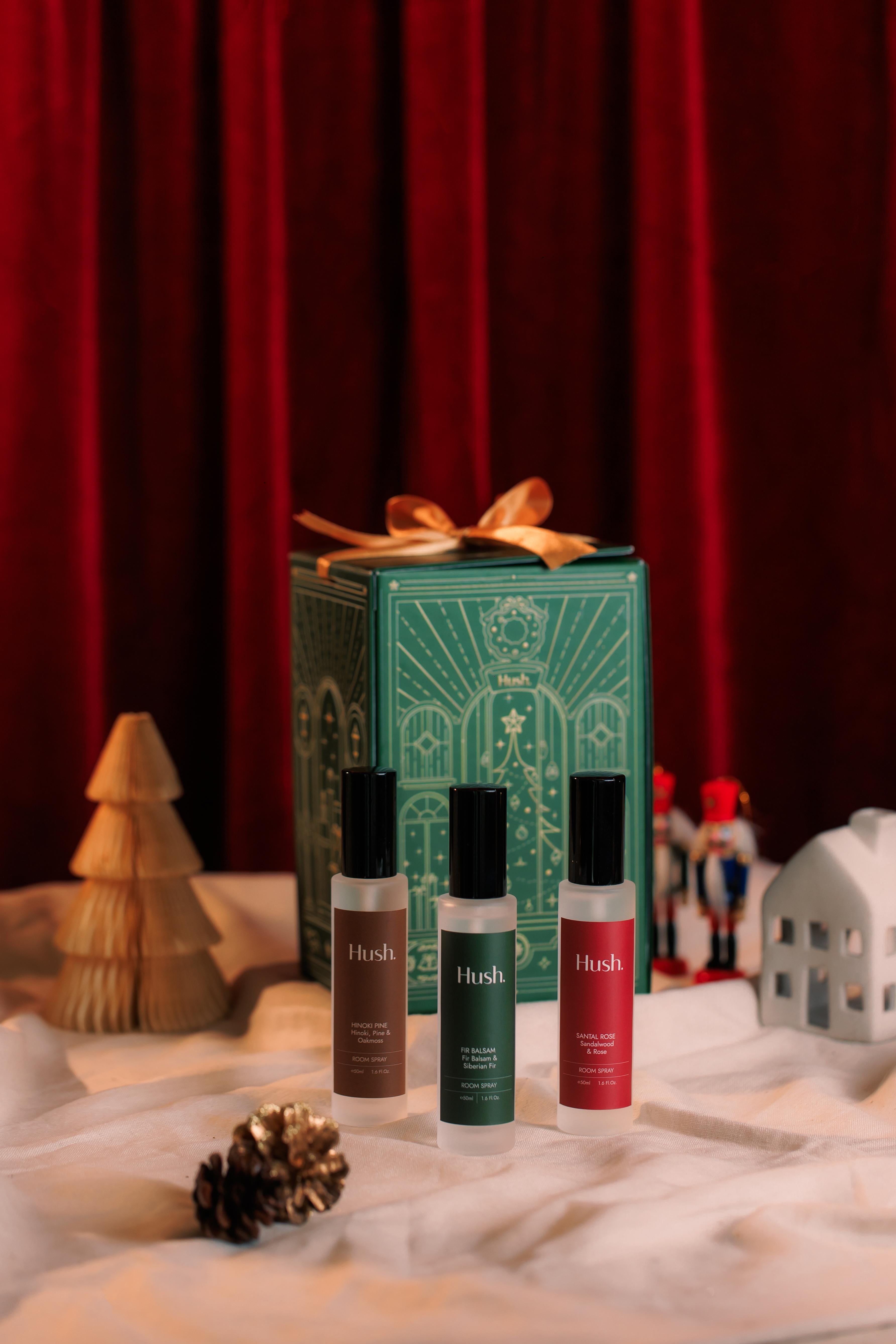 HUSH CANDLE | Aromatic Trio Gift Set [Festive]