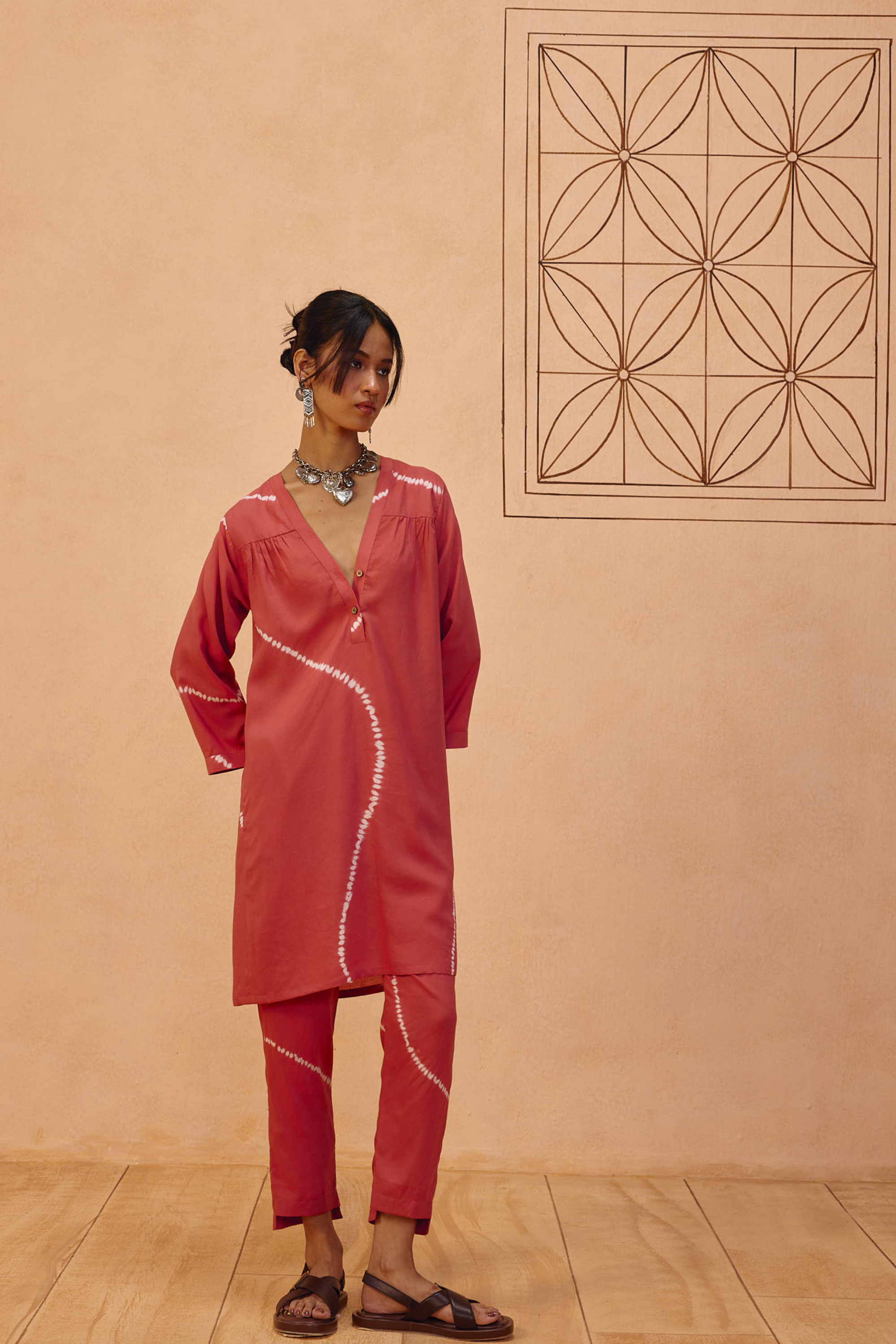 SUI | Rosy Earth Lyocell Kurta