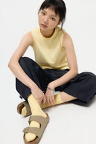 3EIGHTH | Tab Crew Socks in Butter Yellow