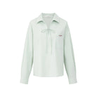 LAYERPLAN | Colette Embroidered Bow Blouse
