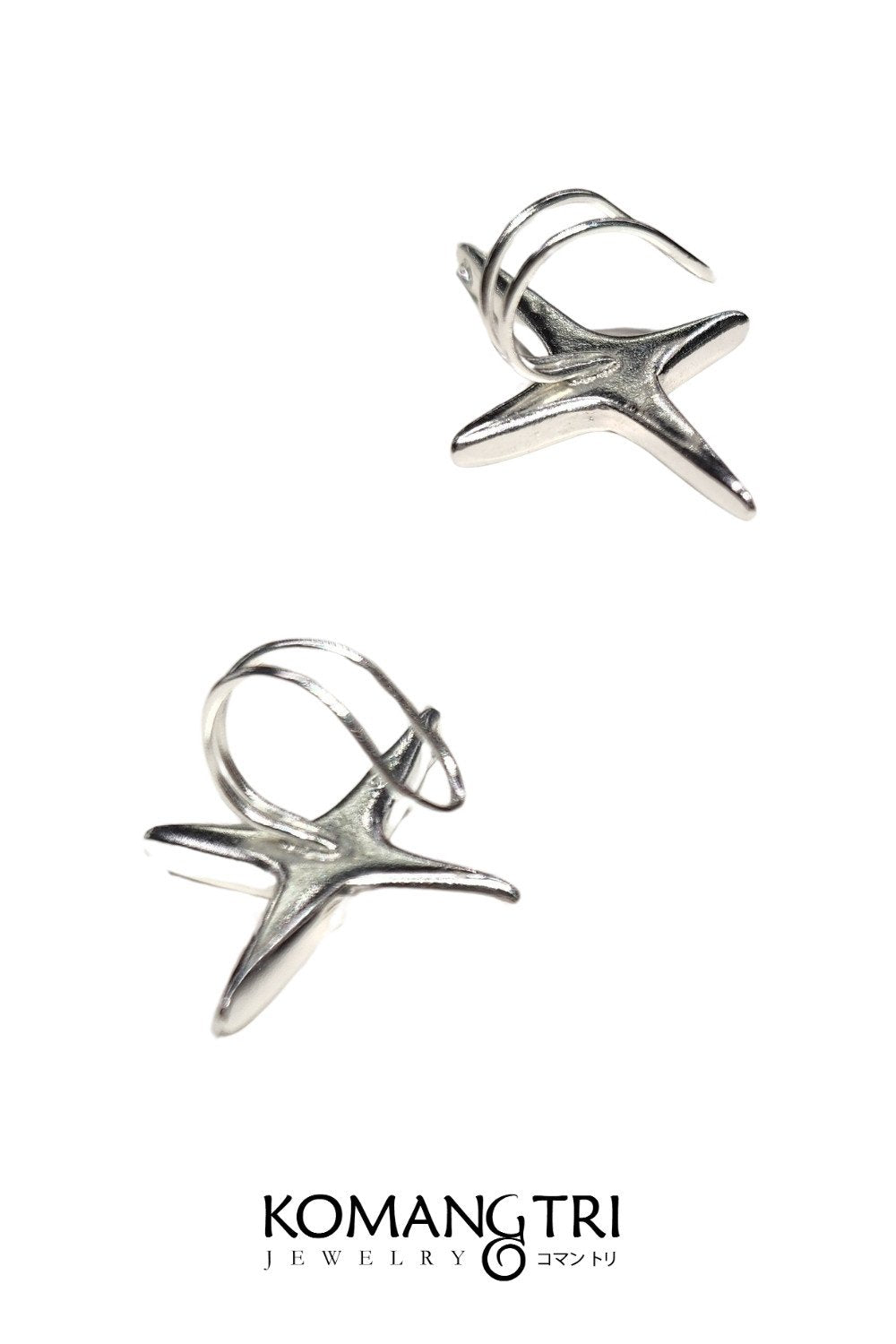 CREATIVE JEWELLERY STUDIO | Gold/Silver Plated Bali Brass Earcuff | Komang Tri Jewelry
