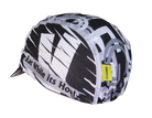 A DESIGN BY TAKACHYA | Cycling Cap - I Am Fast Food Rider (Greyscale)