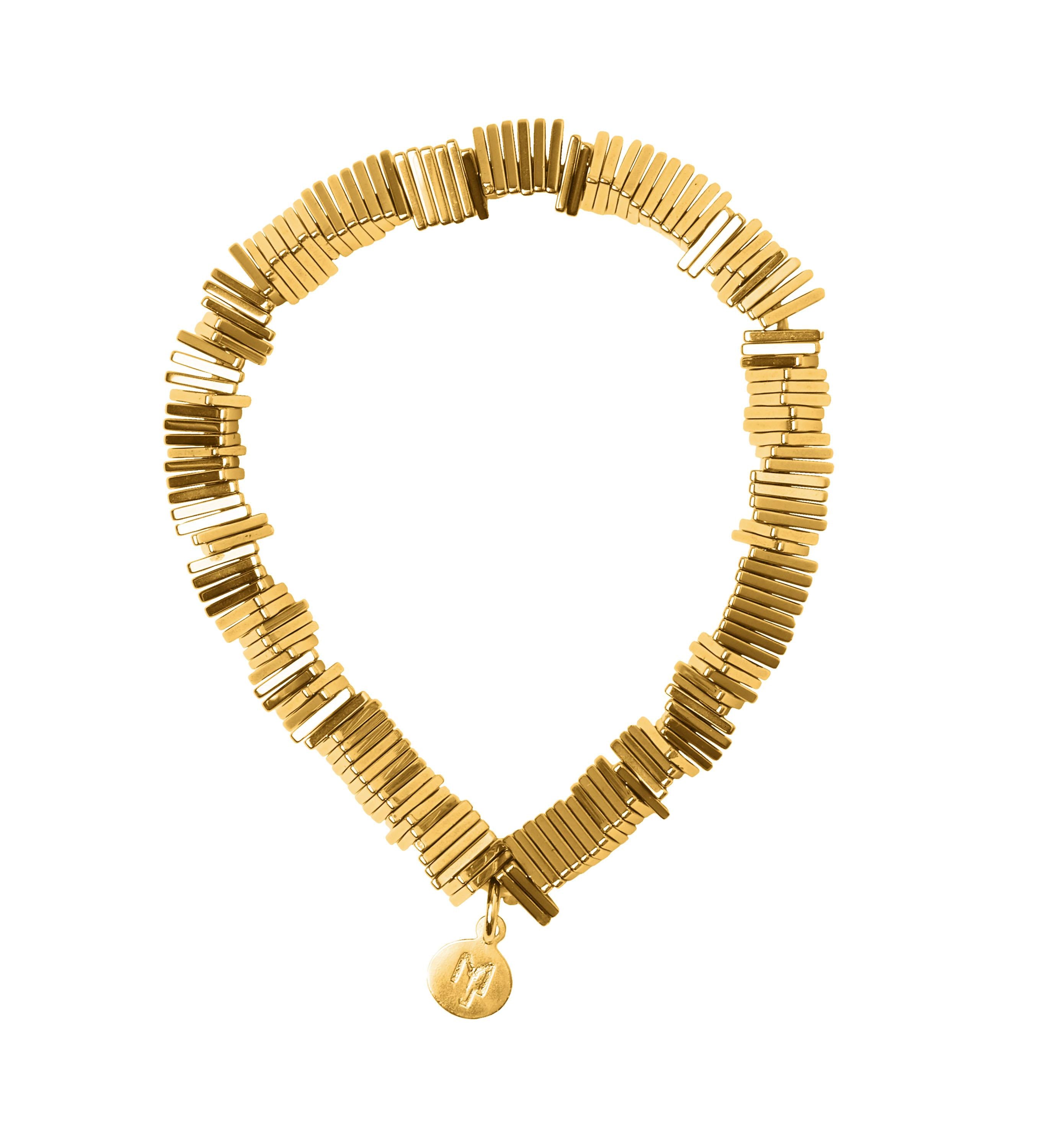 MARILYN TAN JEWELLERY | Kinetic Hematite Gemstone Elastic Bracelet