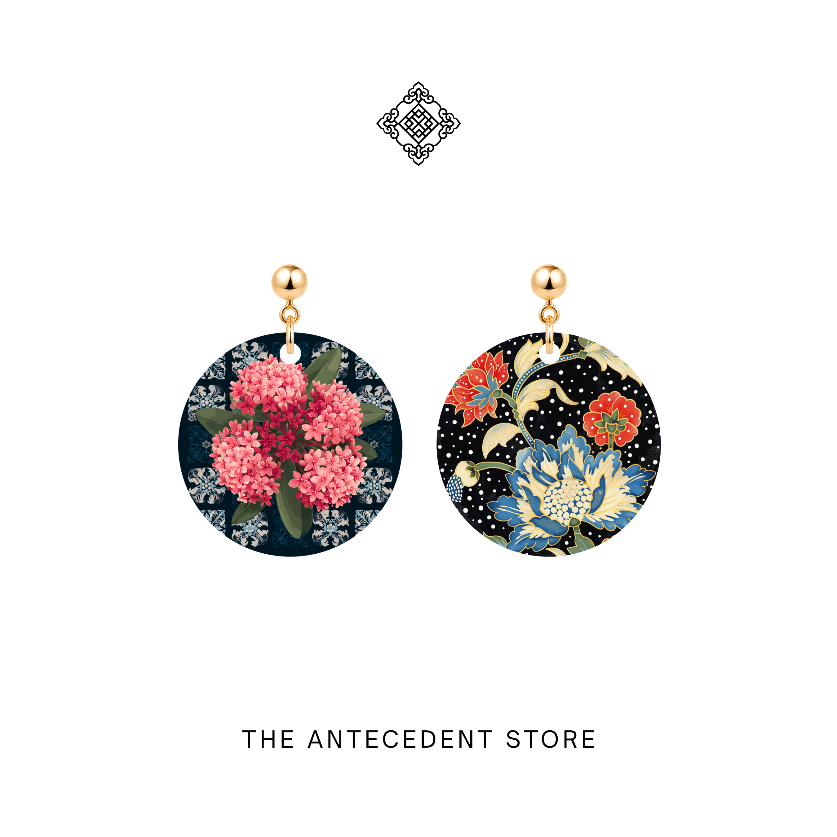 THE ANTECEDENT STORE | Ixora Batik Earrings