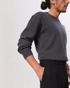 HOUSE OF ANON | Ando Crew Neck Pullover, 100% Merino Wool