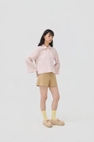 3EIGHTH | Jin Knit Tee | Dusty Pink