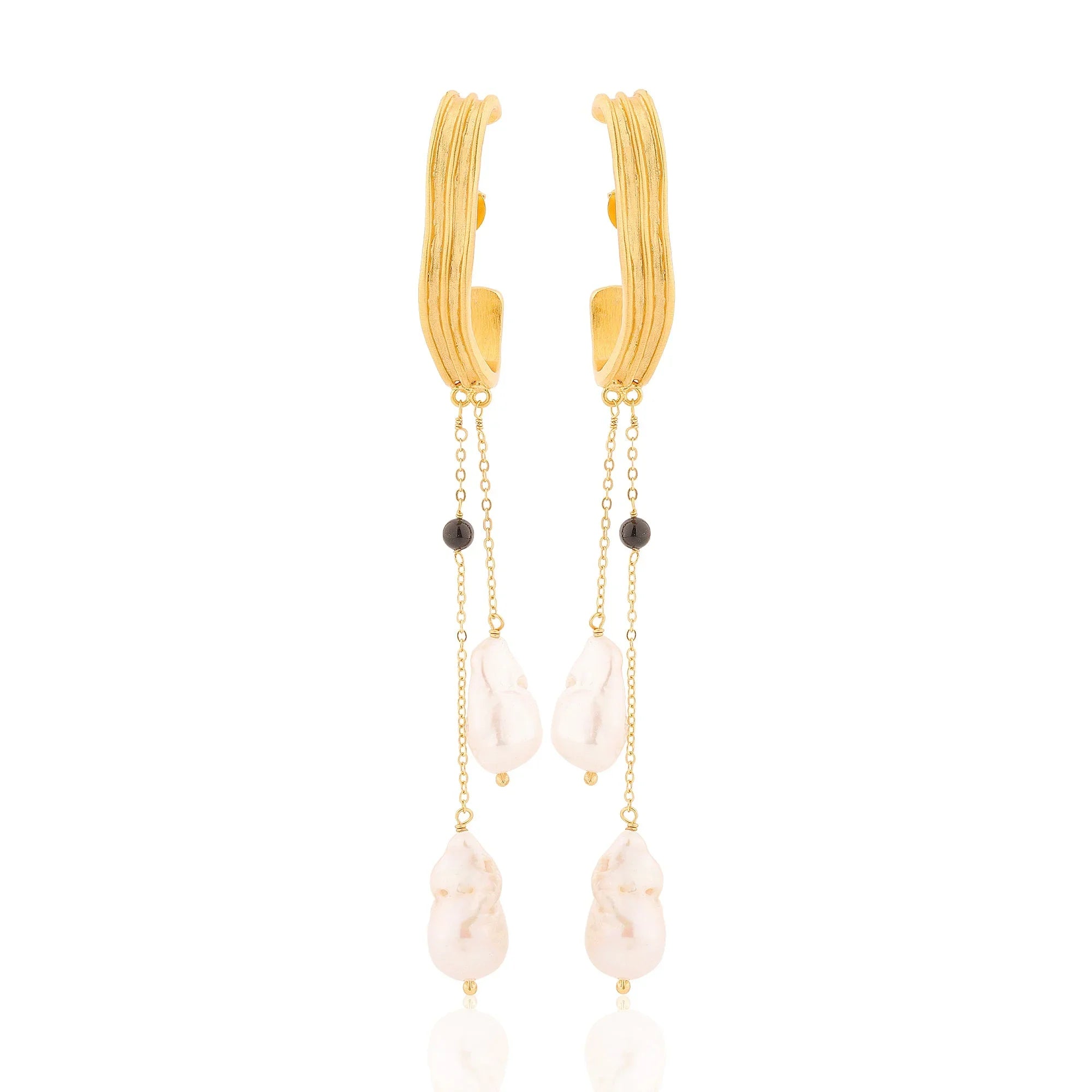 BOHEME BY VERO | Dune Hanging Pearl Earrings