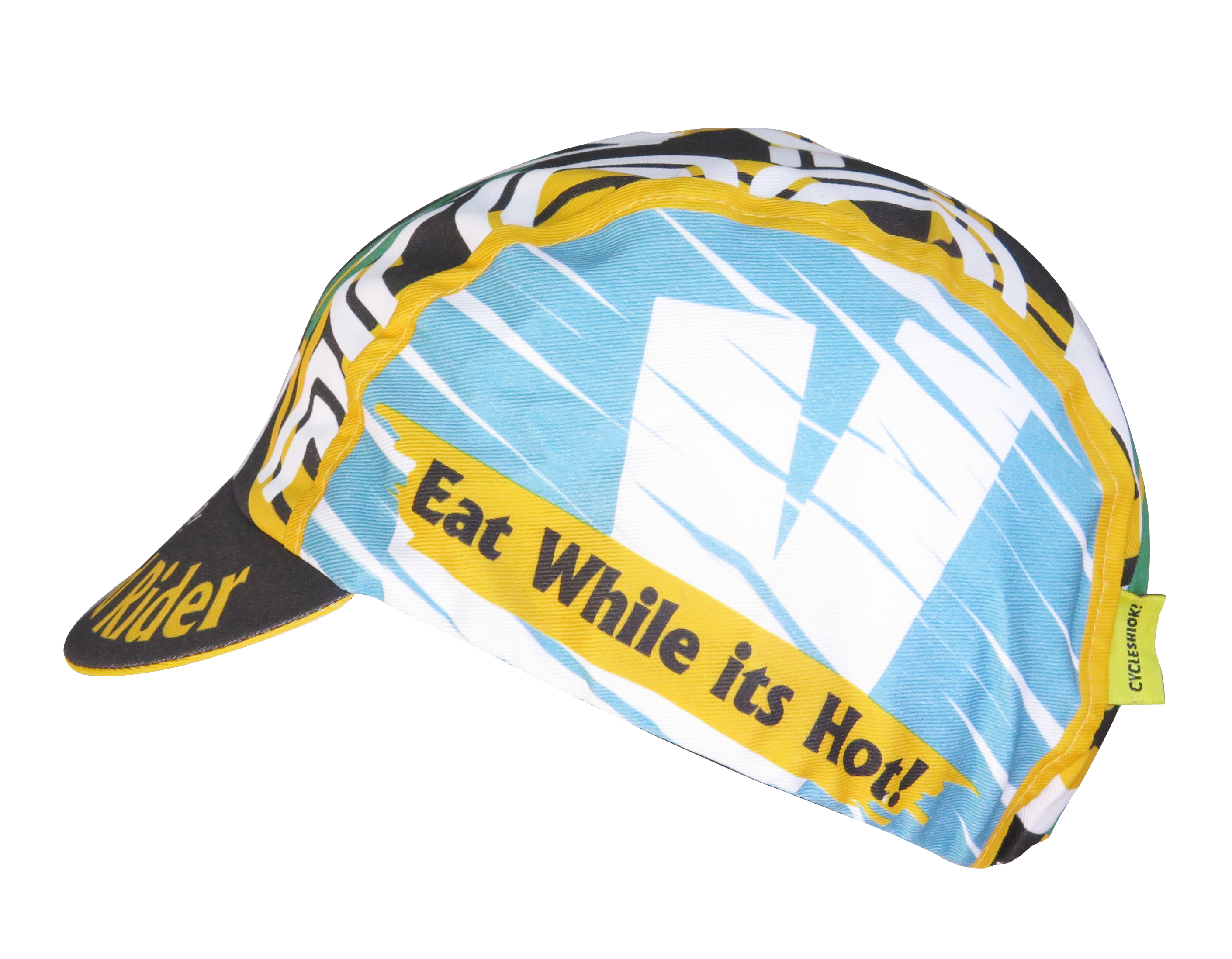 A DESIGN BY TAKACHYA | Cycling Cap - I Am Fast Food Rider (Color)