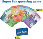 NIMBU | Skillmatics 'Guess in 10' Cities of the World Card Game of Smart Questions