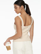 DRESSINGPAULA | Buttoned Linen Cami