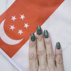 NODSPARK | Garden City Nail Wrap Manicure