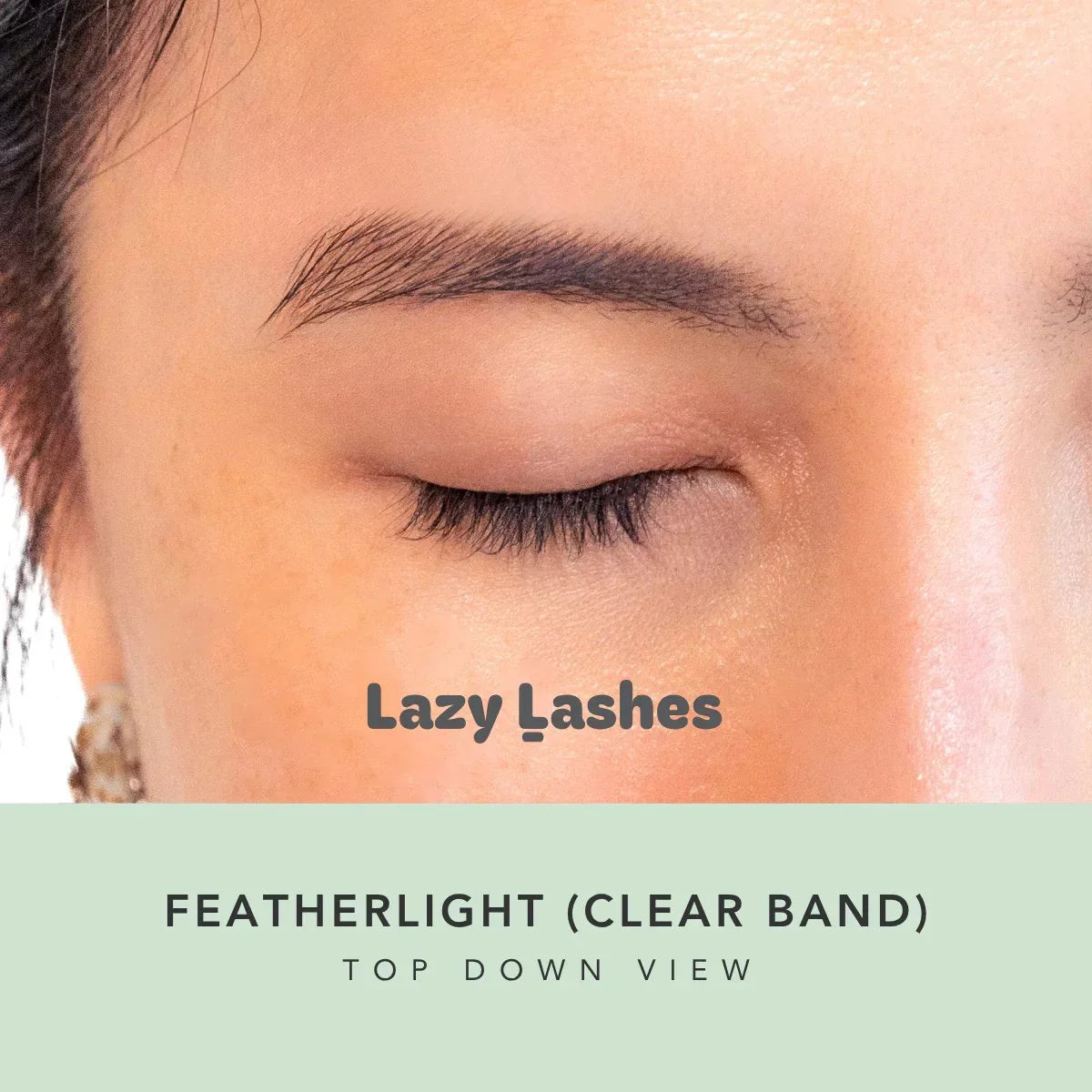 NODSPARK | Clear Band Everyday Featherlight Lazy Lashes