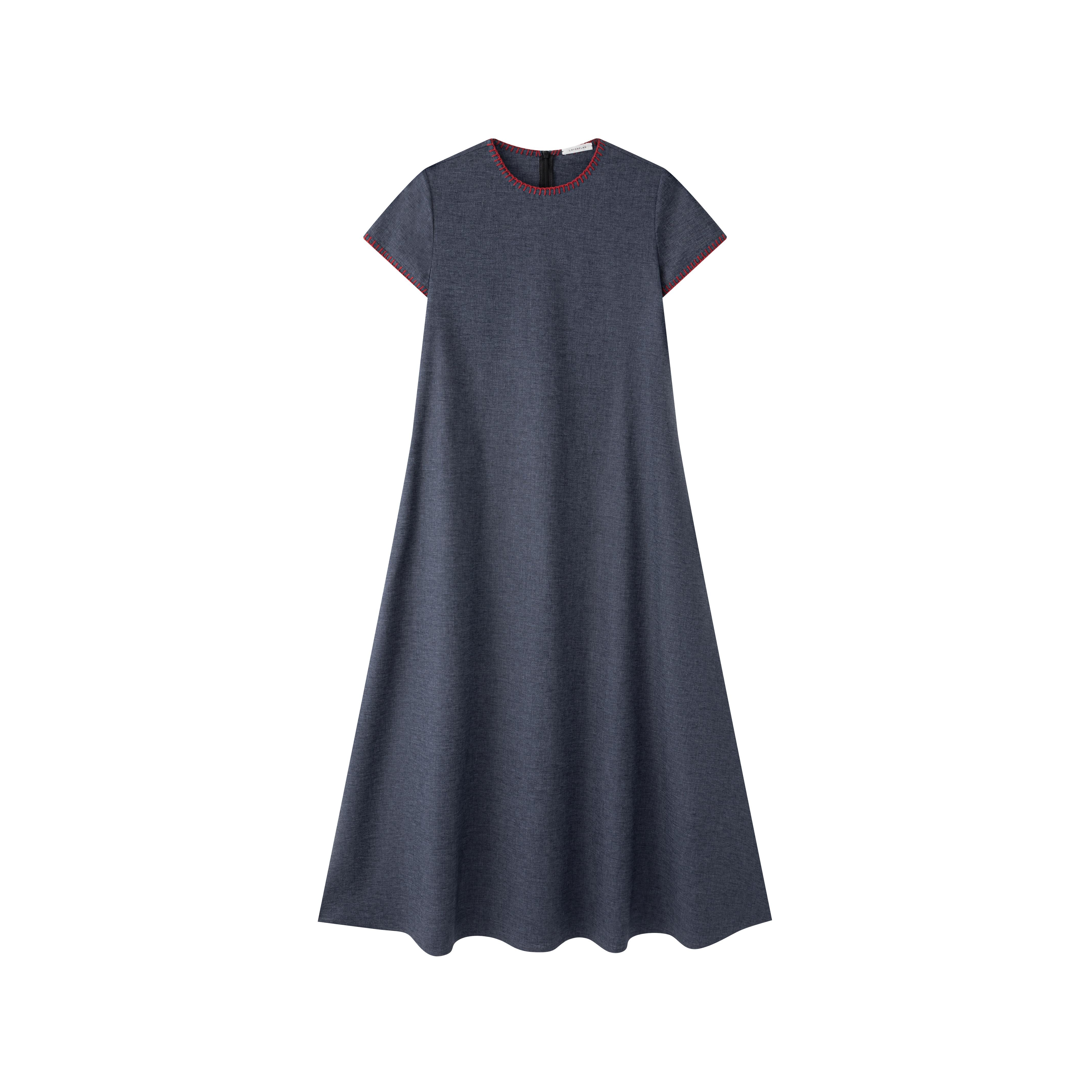 LAYERPLAN | Sena Shell-Trim A-Line Dress