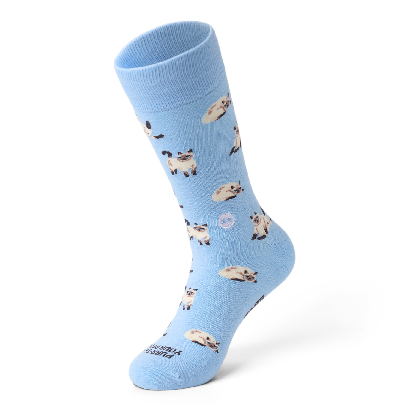 TALKING TOES | Grumpy Siamese Sock