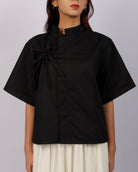 RAFFLES PRIVATO | MAL Mandarin Collar Boxy Shirt