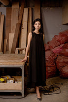 SAERO COLLECTIVE | Mok Textured Dress | Black