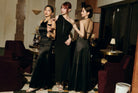 HÁI THE LABEL | Second Skin Satiny | Nocturne Satin Dress | Onyx Black