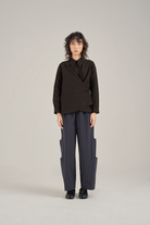 SABRINAGOH | Ira Wrap Shirt