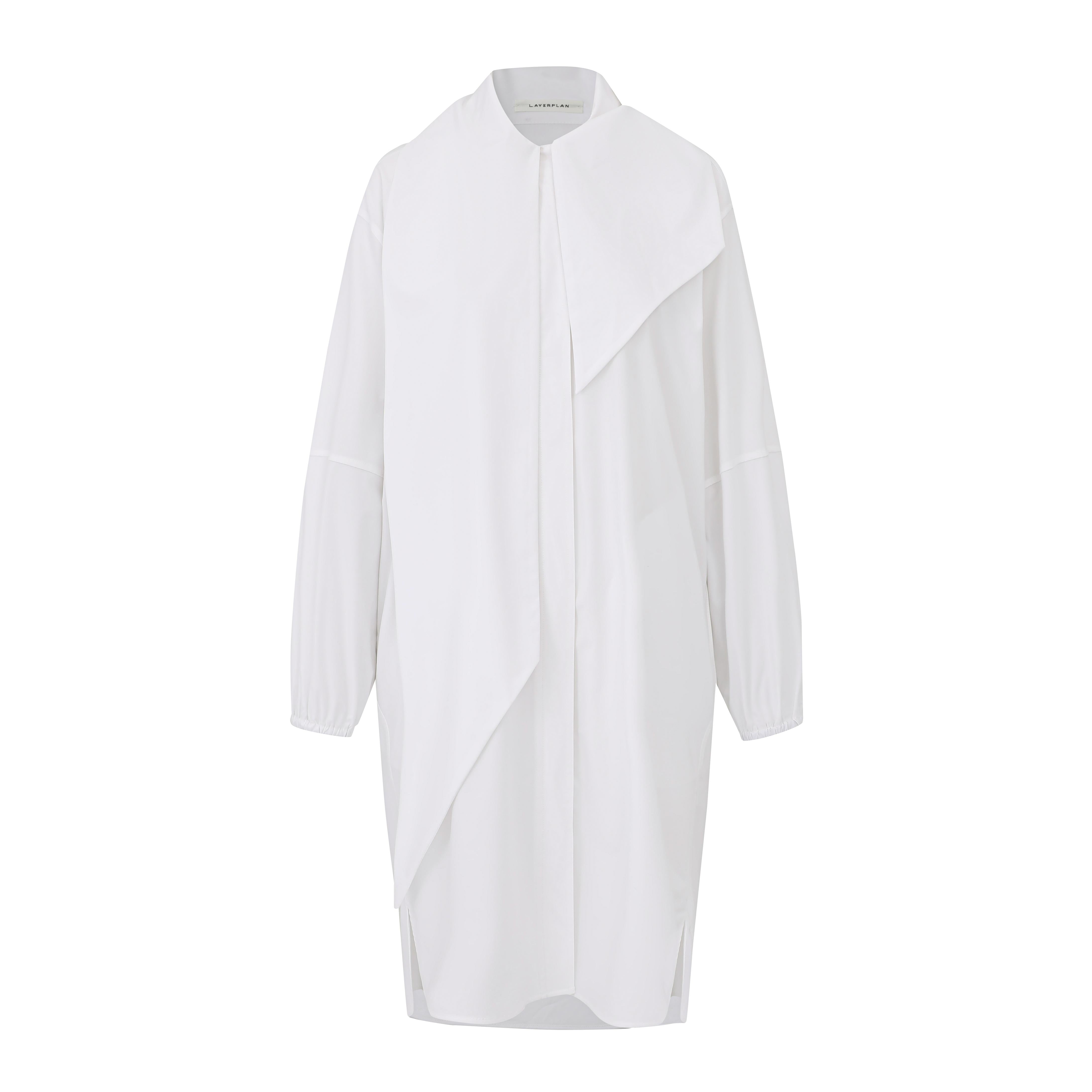 LAYERPLAN | Marina Scarf Collar Shirt Dress