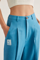 SUI | Meet Me By The Sea Handwoven Twill Trousers